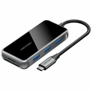 Vention TFMHB USB 3.1 Type C Docking Station for Notebook, Memory Card Reader, TV, Projector, Flash Drive - Charging Capab