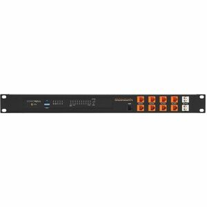 RACKMOUNT.IT Rack Shelf - For Firewall - 1U Rack Height - Rack-mountable - Jet Black