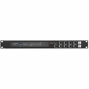 RACKMOUNT.IT Rack Shelf - For Firewall, Power Supply - 1U Rack Height - Rack-mountable - Jet Black