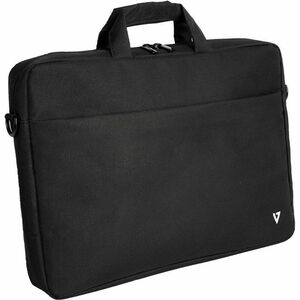 Sacoche de transport V7 Essential CTK16-BLK - Briefcase Style pour 39,6 cm (15,6") à 40,6 cm (16") MacBook Air - Noir - Ré