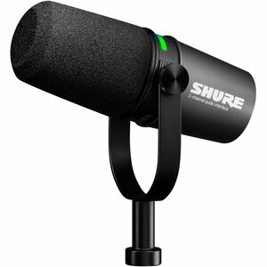 Shure MV7i 坚固耐用 有线 动态 麦克风 用于 录制, 视频直播, 计算机, 广播, 语音, 首页, 音乐, ... - 3 m - 立体声 - 50 Hz 到 16 kHz - 1 兆欧姆 -33 分贝 - 单向, 心形麦克风 - 
