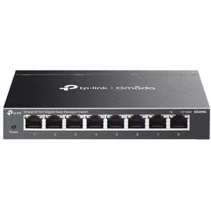 Switch Ethernet TP-Link Omada ES208G 8 Porte Gestibile - Gigabit Ethernet - 10/100/1000Base-T - 2,70 W Consumo energetico 
