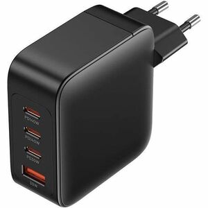 Vention FEI 140 W AC Adapter - Box - Universal Adapter - 1 USB - 3 USB Type-C - For Tablet PC, Notebook, Smartphone, Gamin