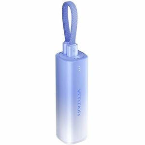 Vention FHW Power Bank - Gradient Blue - For iPhone - 1 x Type-C 20W - Lithium Polymer (Li-Polymer) - 5000 mAh - 3 A, 2.22