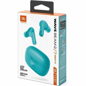 JBL Wave Beam 2 True Wireless Earbud Stereo Earset - Blue - Binaural - In-ear - Bluetooth - 16 Ohm - 20 Hz to 20 kHz - Noi