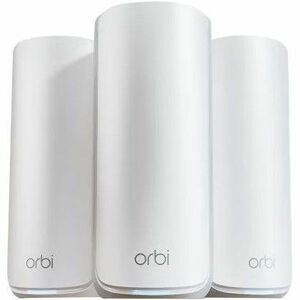 Netgear Orbi RBE873 Wi-Fi 7 IEEE 802.11be Ethernet Wireless Router - Tri Band - 2.40 GHz ISM Band - 6 GHz UNII Band - 8 x 