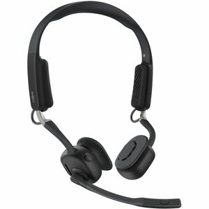 Shokz OpenMeet Wireless Open-ear, Over-the-head, On-ear, Over-the-ear Stereo Headset - Black - Binaural - Supra-aural - 29