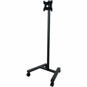 B-Tech Momentum BT7504 Display Cart - 25 kg Capacity - 4 Casters - 779 mm Width x 624 mm Depth x 1634 mm Height - Black - 