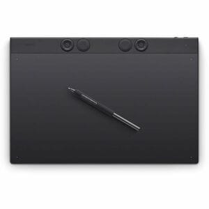 Wacom Intuos Pro Large - Graphics Tablet - 5080 lpi Wired/Wireless - Bluetooth - 8192 Pressure Level - Pen - PC, Mac - Black
