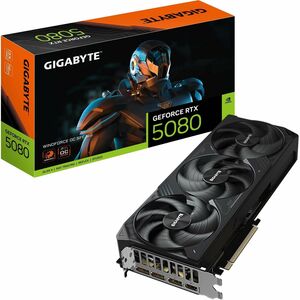 Gigabyte NVIDIA GeForce RTX 5080 Graphic Card - 16 GB GDDR7 - 7680 x 4320 - 2.67 GHz Core - 256 bit Bus Width - PCI Expres
