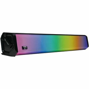 VORAGO BSP-320 BLUETOOTH SPEAKER / 5Wx2 / 3.5MM / USB / RGB LIGHTING / BLACK