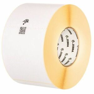 Mehrzwecketikett Zebra Z-Perform - 13 mm Höhe x 64 mm Breite - Rolle - Permanent Kleber - Uncoated - 9449 / Rolle - 5 / Box