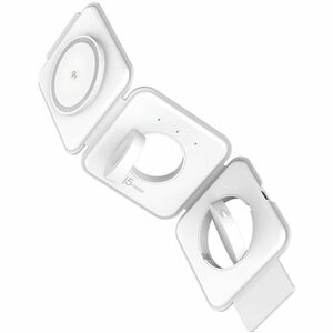 j5create JUPW3215W-N Induction Charger - White - 1 - For iPhone, Qi-enabled Device - Qi2 Certified, Magnetic, Fast Chargin