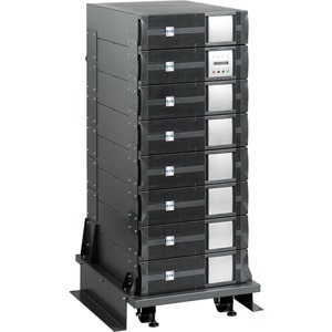 Eaton UPS Battery Integration System with Casters - 37.24" Length x 8.20" Width x 23.60" Height - Black, Silver