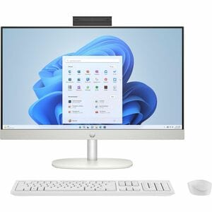 HP 24-cr0000 24-cr053wcn 一体机 - Intel Core i5 第13代 i5-1334U - 16 GB - 512 GB SSD - 60.5 cm (23.8") Full HD - 台式机 - 贝壳白 - In