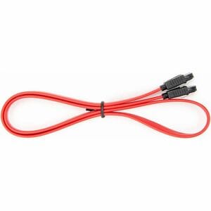 Rocstor 24in Latching SATA Cable - M/M - 2 ft SATA Data Transfer Cable for Workstation, Server, Hard Drive, Motherboard, C