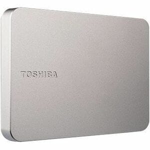 Toshiba Canvio Flex 4 TB Portable Hard Drive - 2.5" External - Silver - Smartphone, Tablet, MAC Device Supported - USB Typ