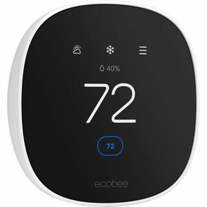 ecobee Smart Thermostat Essential - For Oil, Gas, Heat Pump, Electric - HomeKit, Google Assistant, Alexa Supported