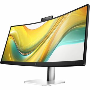 HP 534pm 34" Class WQHD Curved Screen LCD Monitor - 21:9 - Jet Black - 86.4 cm (34") Viewable - Vertical Alignment (VA) - 