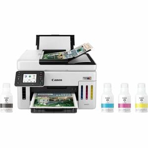Canon GX6120 Wired & Wireless MegaTank Inkjet Multifunction Printer - Color - Copier/Printer/Scanner - 1200 x 600 dpi Prin