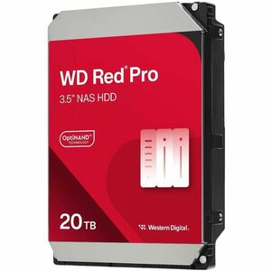 WD Red Pro WD202KFGX 20 TB Hard Drive - 3.5" Internal - SATA - Conventional Magnetic Recording (CMR) Method - NAS Device S