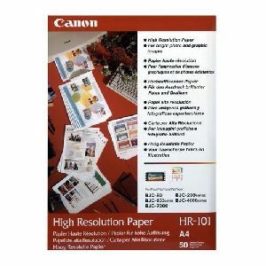 Canon HR-101 Inkjet Copy & Multipurpose Paper - A4 - 210 mm x 297 mm - 50 Sheet