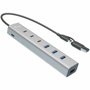 Hub USB i-tec - USB Tipo C - 640 MB/s - Computer portatile, Tablet, Tastiera, Mouse, Unità flash, Smartphone, Desktop - 8 