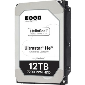 HGST Ultrastar He12 12 TB Hard Drive - Internal - SAS (12Gb/s SAS) - 3.5" Carrier - 512e Format