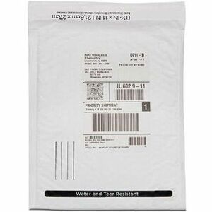 Zebra PolyPro 4000D-E Shipping Label - - DiameterRubber Adhesive - Direct Thermal - Matte - White - Polypropylene - Coated