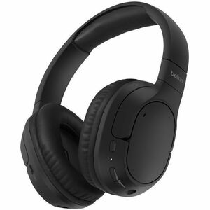 Belkin SoundForm Surround Wired/Wireless On-ear, Over-the-head, Over-the-ear Stereo Headset - Black - Binaural - Ear-cup -