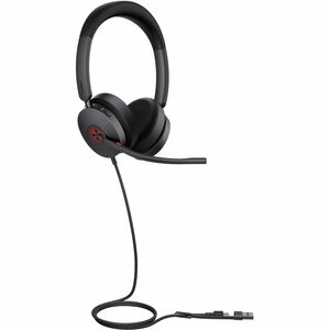 UH48 Dual Teams USB-C/A ANC USB Wired Headset. Four Noise-Canceling� Microphones, Hybrid� ANC, Dual� Busylights, �Leather�