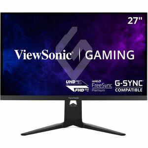 ViewSonic XG275D-4K 27 Inch 4K UHD Gaming Monitor with Switchable Refresh Rate Up to 320Hz, 0.5ms Response Time, AMD FreeS