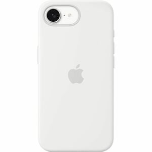Apple Hülle für Apple iPhone 16e Smartphone - Weiß - Seidig, Softtouch - Kratzfest, Sturzsicher - Silikon, MicroFiber