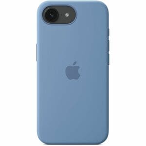 Apple Hülle für Apple iPhone 16e Smartphone - Blau - Seidig, Softtouch - Kratzfest, Sturzsicher - Silikon, MicroFiber
