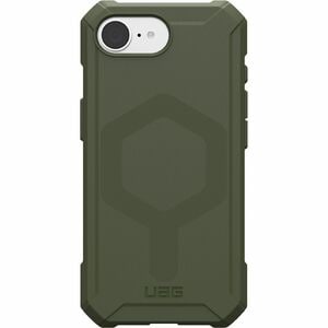 Urban Armor Gear Essential Armor Rugged Case for Apple iPhone 16e Smartphone - Hex Pattern - Olive Drab - Drop Resistant, 