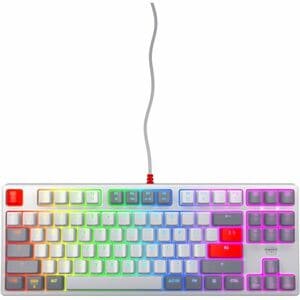 CHERRY XTRFY XTRFY K4V2 RGB TKL Gaming-Tastatur - Kabel Konnektivität - USB Typ-A Schnittstelle - RGB LED - Englisch (US) 
