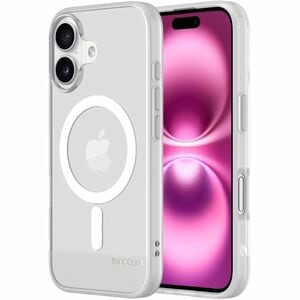Incase Case for Apple iPhone 16 Smartphone - Frosted texture - Clear - Drop Resistant, Bacterial Resistant - Polycarbonate