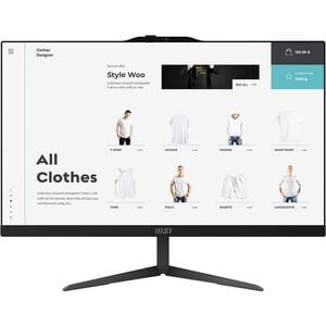 Modern AM242P 1M AIO Black - 23.8in Non-Touch - Core 5 120U - 16GB RAM - 1TB SSD - WiFi6 - Webcam - Height Adjustable - Wi