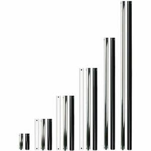 B-Tech System 2 Mounting Pole - White - 140 kg Load Capacity - Steel