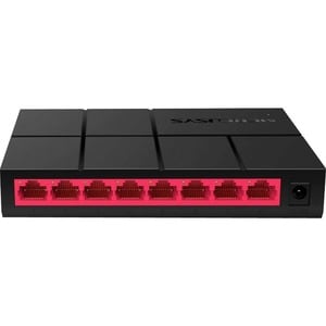 Switch Ethernet Mercusys MS108G 8 Porte - Gigabit Ethernet - 10/100/1000Base-T - 2 Layer supportato - Coppia incrociata - 