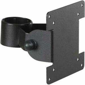 SpacePole Mounting Bracket for POS Display, Display - Black - 75 x 75, 100 x 100 - VESA Mount Compatible - Metal - 1 / Box