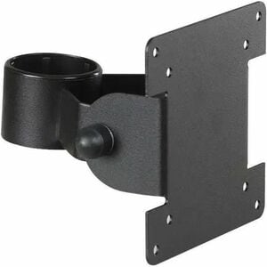 SpacePole Mounting Bracket for POS Display, Display - Black - 75 x 75, 100 x 100 - VESA Mount Compatible - Metal - 1 / Box