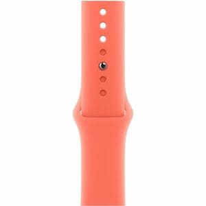 Bracelet pour Smartwatch Apple Réglable - Moyen (M)/Grand (L) - À clou et passant avec - Mandarine - Fluoroélastomère