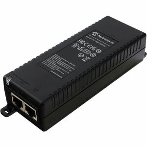Microchip PD-3501GS/AC PoE Injector - 120 V AC, 230 V AC Input - 50 V DC, 350 mA Output - 1 x RJ-45 Input Port(s) - 1 x RJ