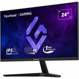 ViewSonic VX24G1-HD 24" Class Full HD Gaming LED Monitor - 16:9 - 60.5 cm (23.8") Viewable - SuperClear IPS - LED Backlight - 1920 x 1080 - 16.7 Million Colours (8-bit) - G-sync - 300 cd/m² - 1 ms - 180 Hz Refresh Rate - HDMI - DisplayPort - VESA Mount Compatible