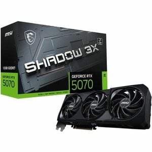 MSI NVIDIA GeForce RTX 5070 Graphic Card - 12 GB GDDR7 - 7680 x 4320 - 2.53 GHz Boost Clock - 192 bit Bus Width - PCI Expr