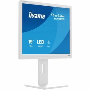 iiyama ProLite B1980S-W1 19 Zoll Class SXGA LED-Monitor - 5:4 Format - Matt-weiß - 48,3 cm (19 Zoll) Viewable - Twisted Ne