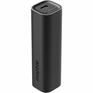 mophie POWER STATION Power Bank - Black - For iPad, iPhone, Smartphone, USB Type C Device - 1 x Type-C 20W - 5000 mAh - 20