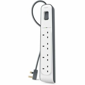 4-outlet Surge Protection Strip with 2M Power Cord