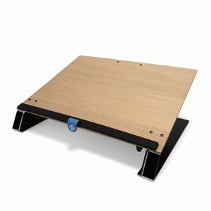 R-Go Read2Write Dokument Dokumentenhalter - Unterstützung 297 mm x 420 mm Medien - 168 mm x 460 mm x - Aluminium, Oak Wood
